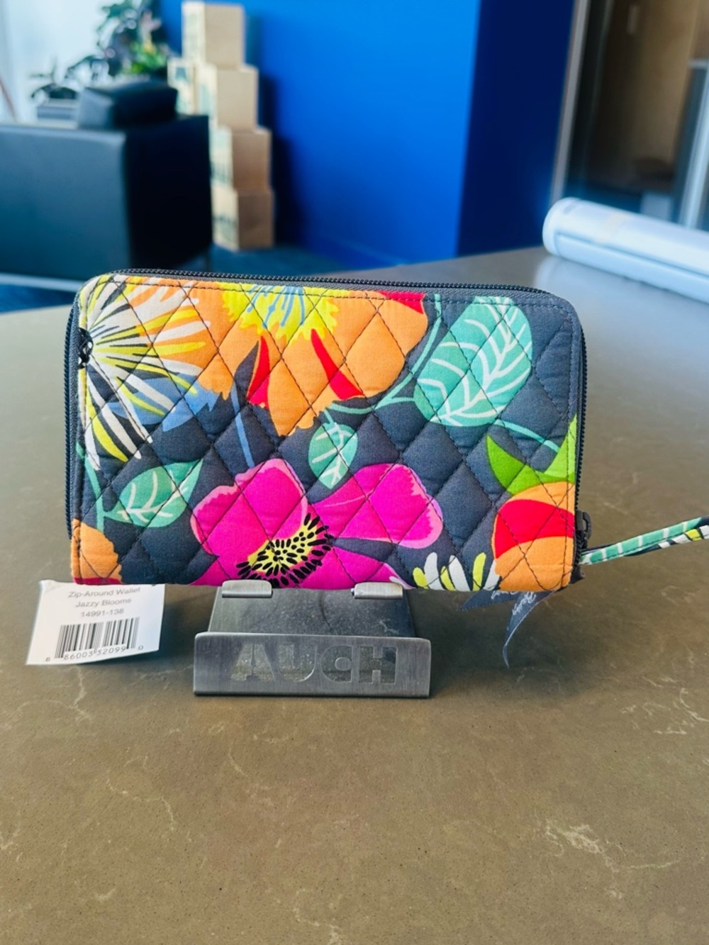 Vera Bradley Quilted Floral Zip-Around Wallet - Bright Multi